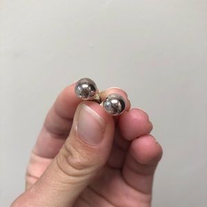 Brilliant earth ball stud earring